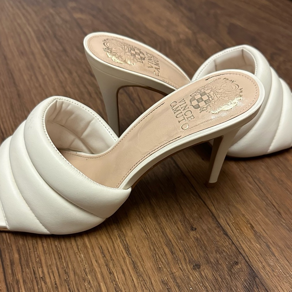 Vince Camuto Candriea Women's Heels Creamy White Size 9 M - Picture 2 of 2